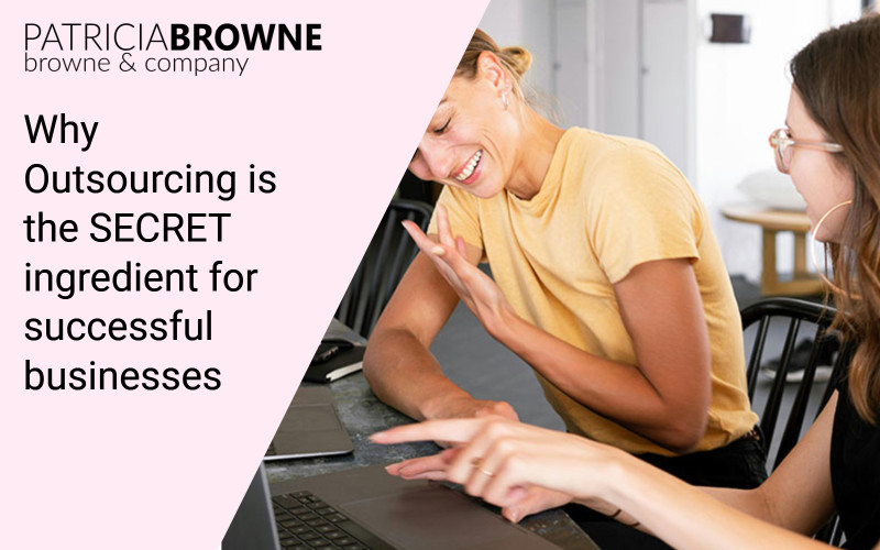 two women business owners building a profitable business outsource